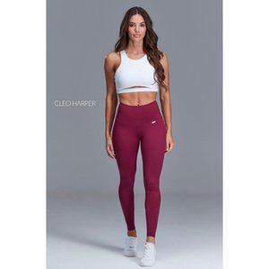 Cleo Harper High Waisted Athletic Leggings Pant Workout Athleisure Gym Size XS